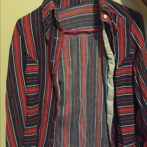 Vintage striped button down shirt